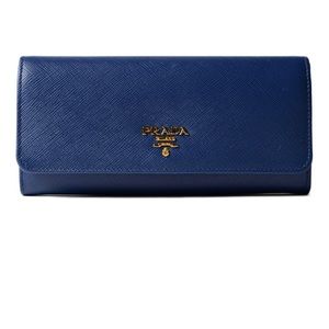 ❌SOLD❌Prada Leather Continental Wallet  auth 💯